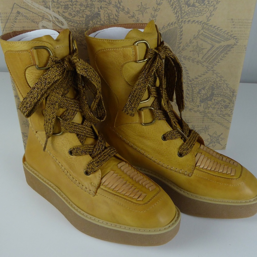 Free People Bristen Leather Moc Mountain Boot NIB